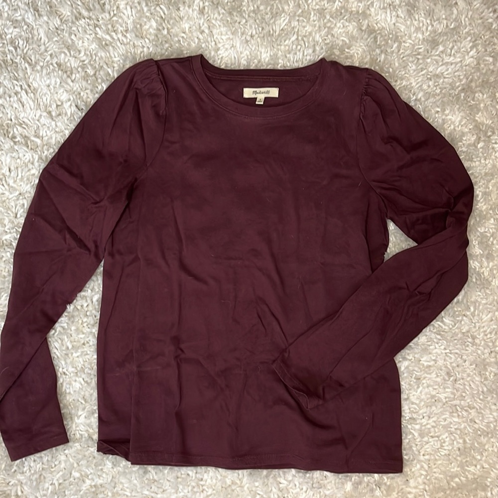 Madewell (re)sourced cotton puff-sleeve tee
